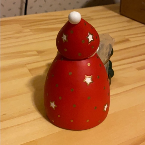 NWT PartyLight Ceramic Santa votive holder . - Picture 3 of 8